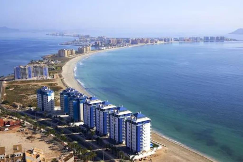 Top Floor Apartment Beachhouse, Beautiful Sea View, On The Beach! 卡塔赫纳 外观 照片